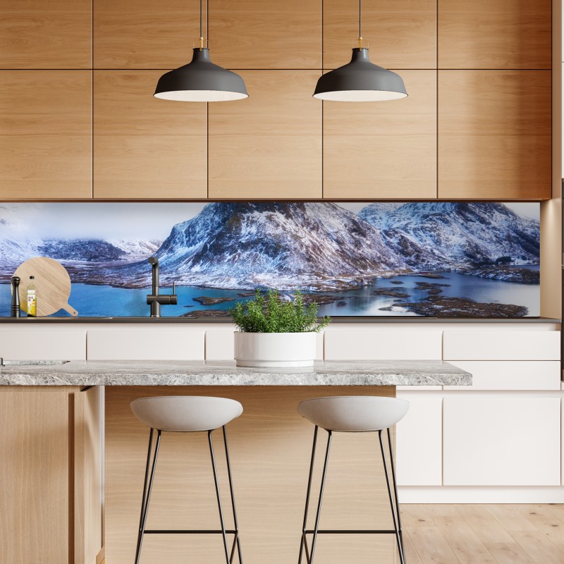 Naklejka repozycjonowalna tropikalny wzór z tukanem i kwiatami – Wallissimo®