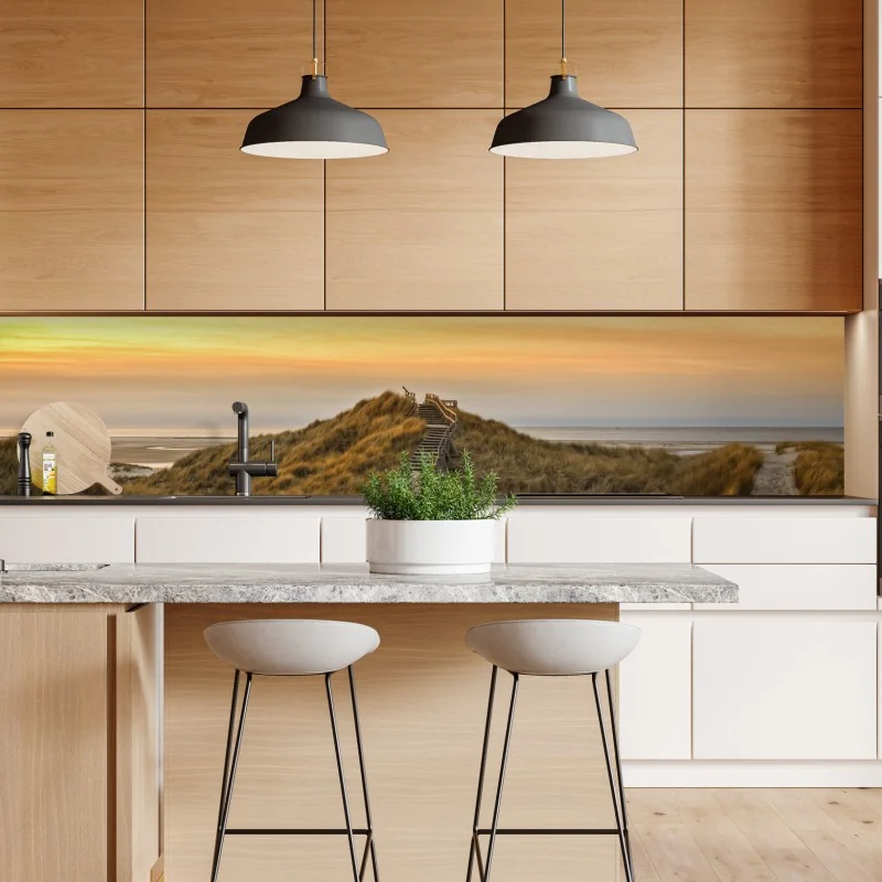 Naklejka repozycjonowalna trzy dmuchawce na turkusowym tle – Wallissimo®