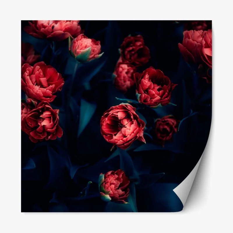 Naklejka repozycjonowalna beżowy liściasty wzór botaniczny – Wallissimo®