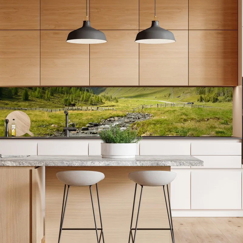 Naklejka repozycjonowalna tropikalny wzór z różowym flamingiem i różami – Wallissimo®