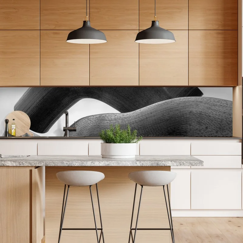 Naklejka repozycjonowalna majestatyczny kasztanowy koń na letniej łące – Wallissimo®