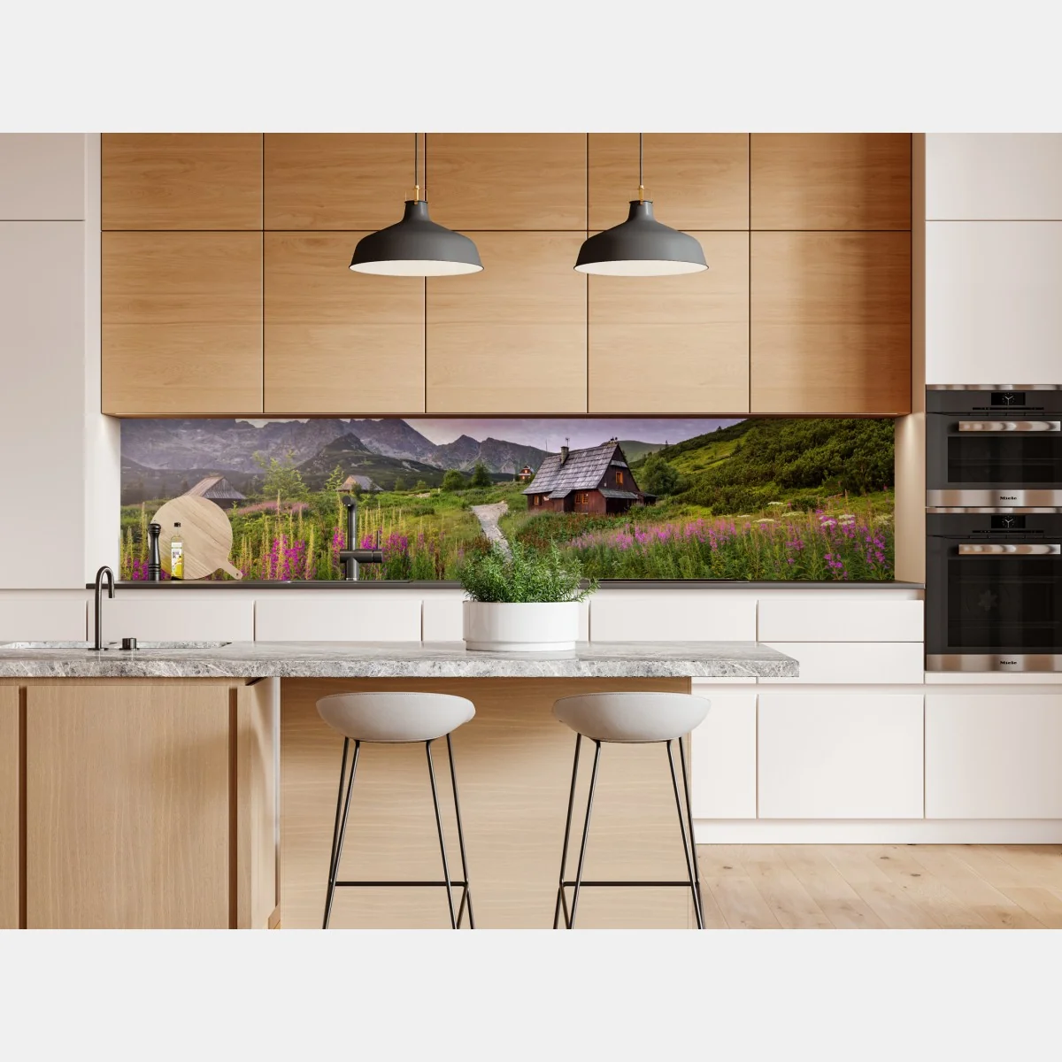 Naklejka repozycjonowalna wschód słońca nad Hala Gasienicowa – Wallissimo® Naklejka repozycjonowalna wschód słońca nad Hala Gasienicowa – Wallissimo®