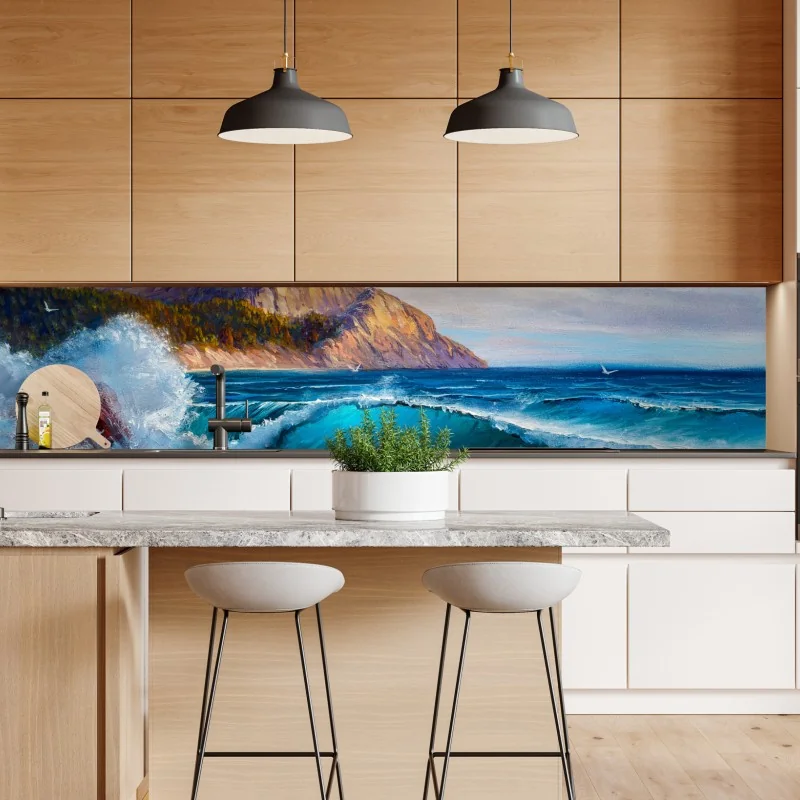 Naklejka repozycjonowalna żywe abstrakcyjne oko w stylu pop art – Wallissimo®