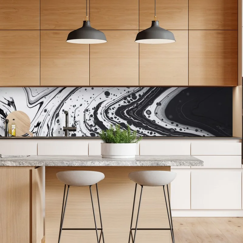 Naklejka repozycjonowalna wzór z różowymi flamingami – Wallissimo®