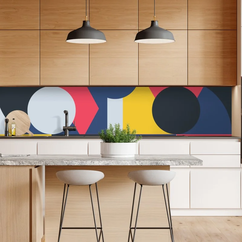 Naklejka repozycjonowalna świt nad letnią łąką – Wallissimo®