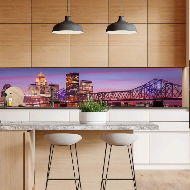 Naklejka repozycjonowalna złoty wzór lilii na ciemnym tle – Wallissimo®