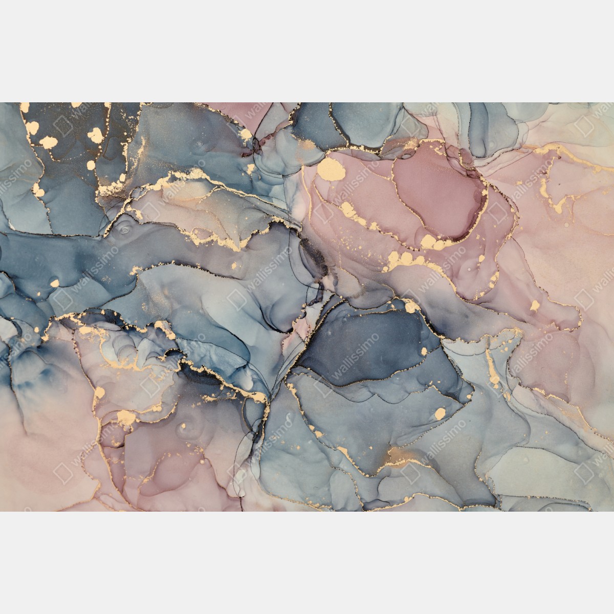 Naklejka repozycjonowalna delikatne pastelowe płynne marmury ze złotymi żyłkami – Wallissimo® Naklejka repozycjonowalna delikatne pastelowe płynne marmury ze złotymi żyłkami – Wallissimo®