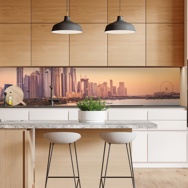 Naklejka repozycjonowalna Pawilon Tengwang o wschodzie słońca – Wallissimo®