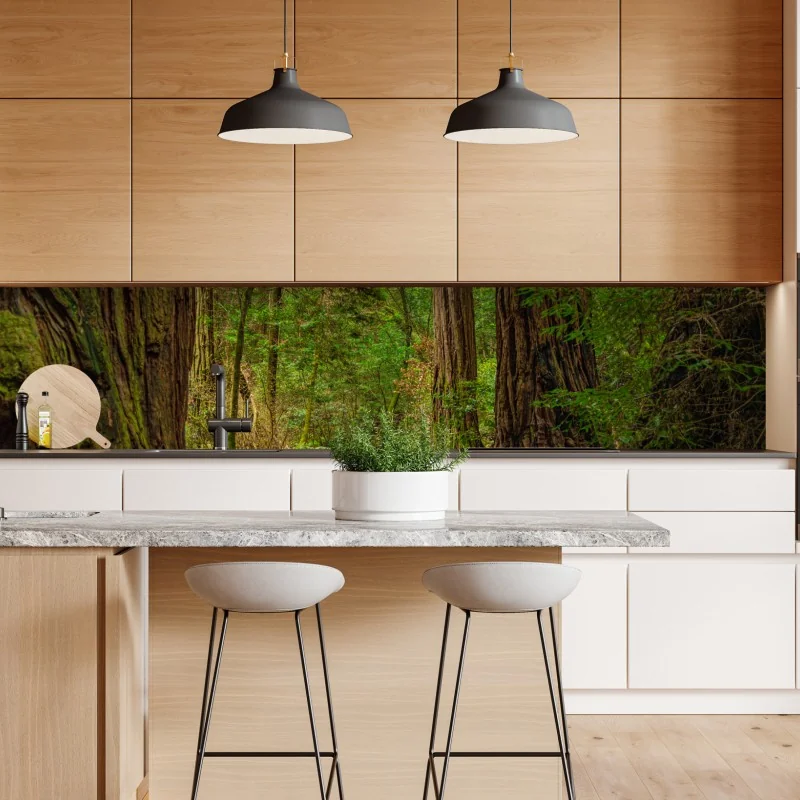 Naklejka repozycjonowalna złote fale na czarnym tle — abstrakcyjna kompozycja – Wallissimo®