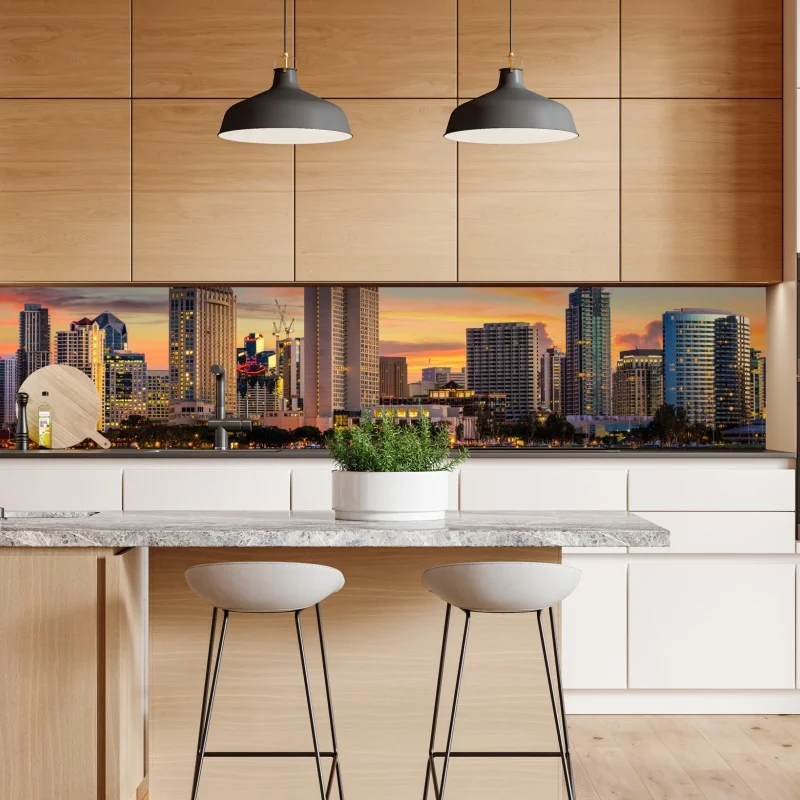 Naklejka repozycjonowalna spokojna ścieżka w bambusowym lesie – Wallissimo®