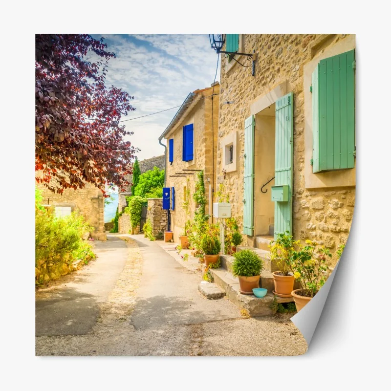 Naklejka repozycjonowalna turkusowo-złota abstrakcyjna marmurkowa faktura – Wallissimo®