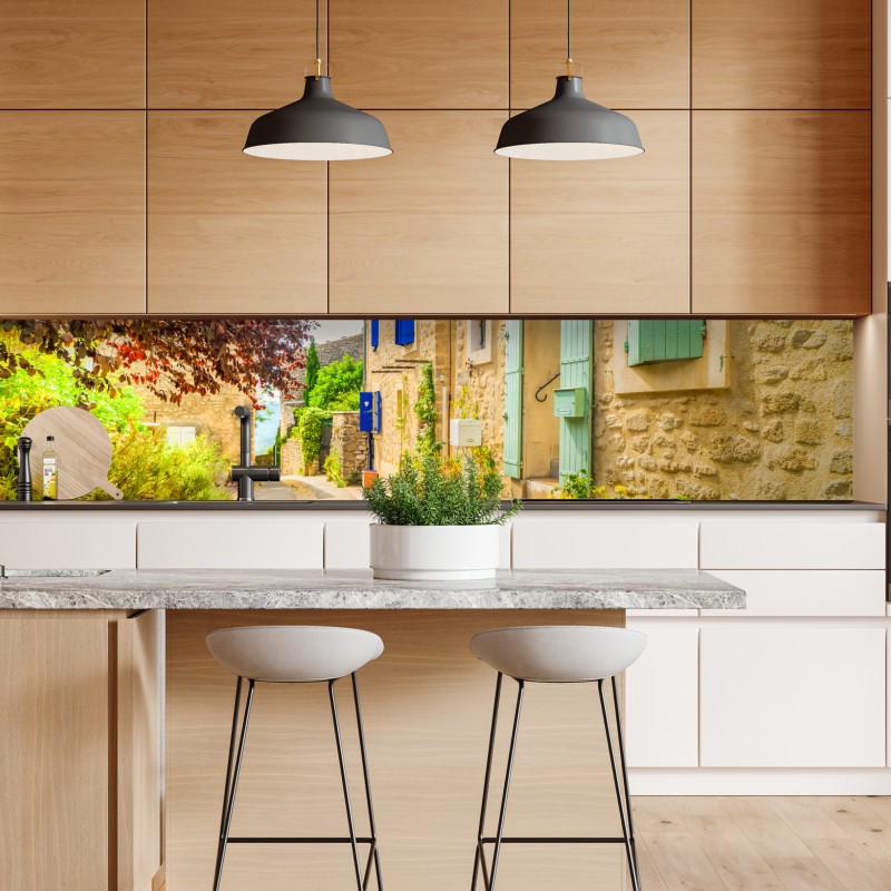 Naklejka repozycjonowalna turkusowo-złota abstrakcyjna marmurkowa faktura – Wallissimo®