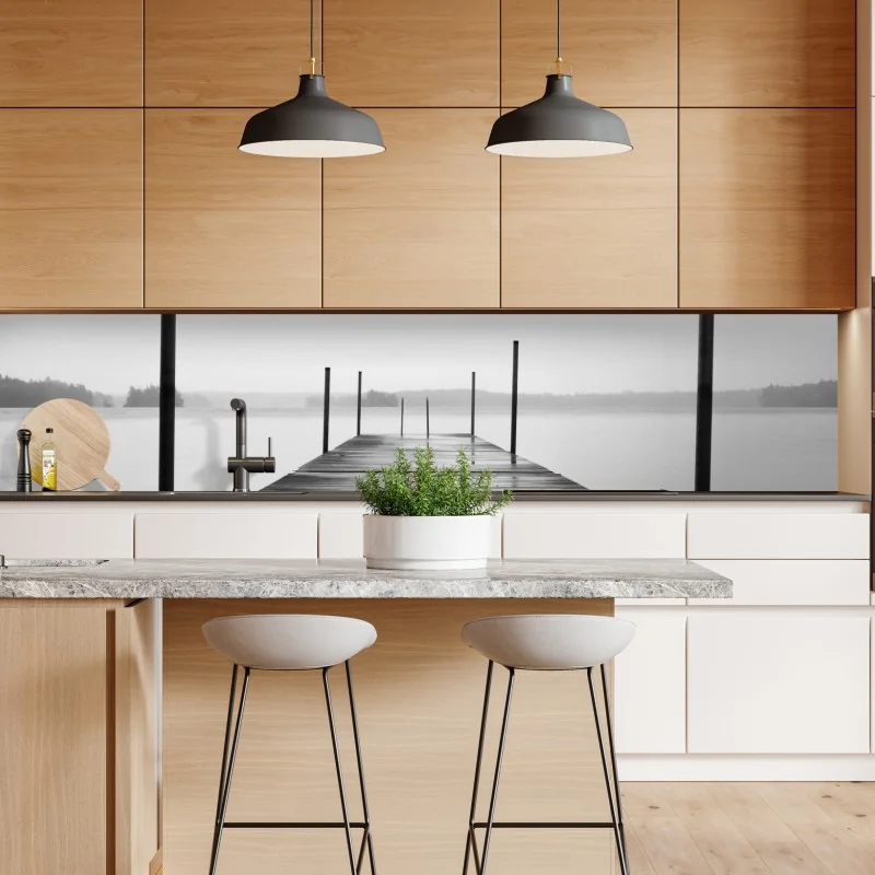 Naklejka repozycjonowalna pastelowy wzór łusek syreny – Wallissimo®