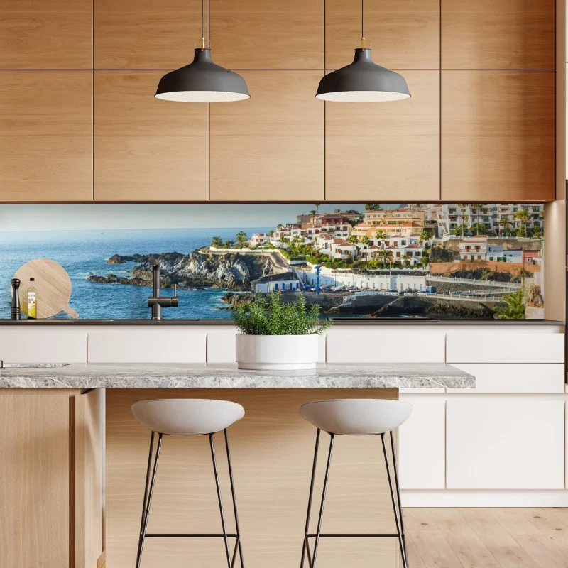 Naklejka repozycjonowalna czarny marmur z białymi żyłkami – Wallissimo®