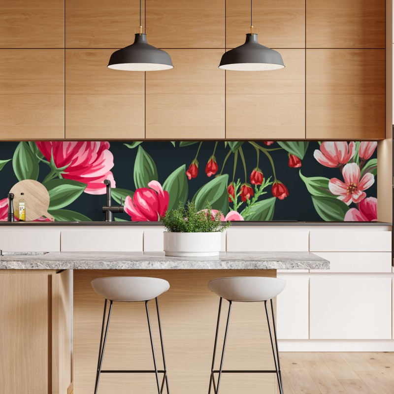 Naklejka repozycjonowalna biały marmur ze złotymi żyłkami – Wallissimo®