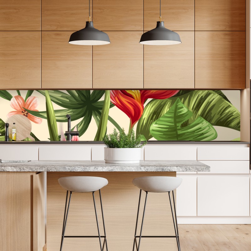 Naklejka repozycjonowalna Chicago panorama miasta w głębokich niebieskich tonach – Wallissimo®