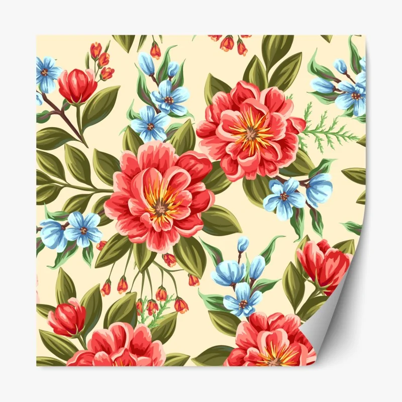 Naklejka repozycjonowalna słoneczny dzień na plaży – Wallissimo®