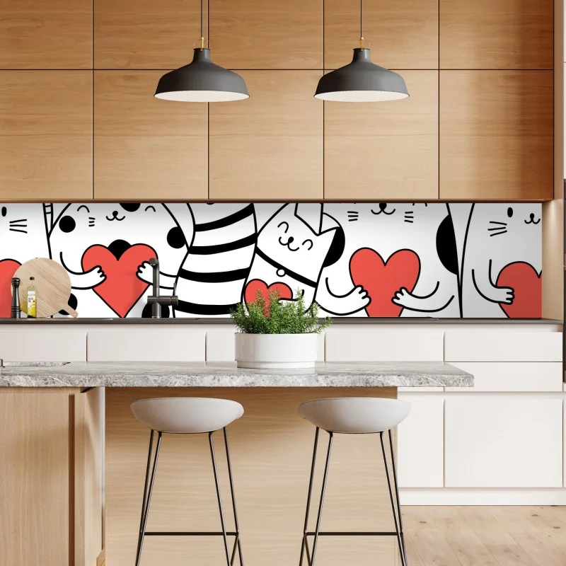 Naklejka repozycjonowalna sucha protea w sepii – Wallissimo®