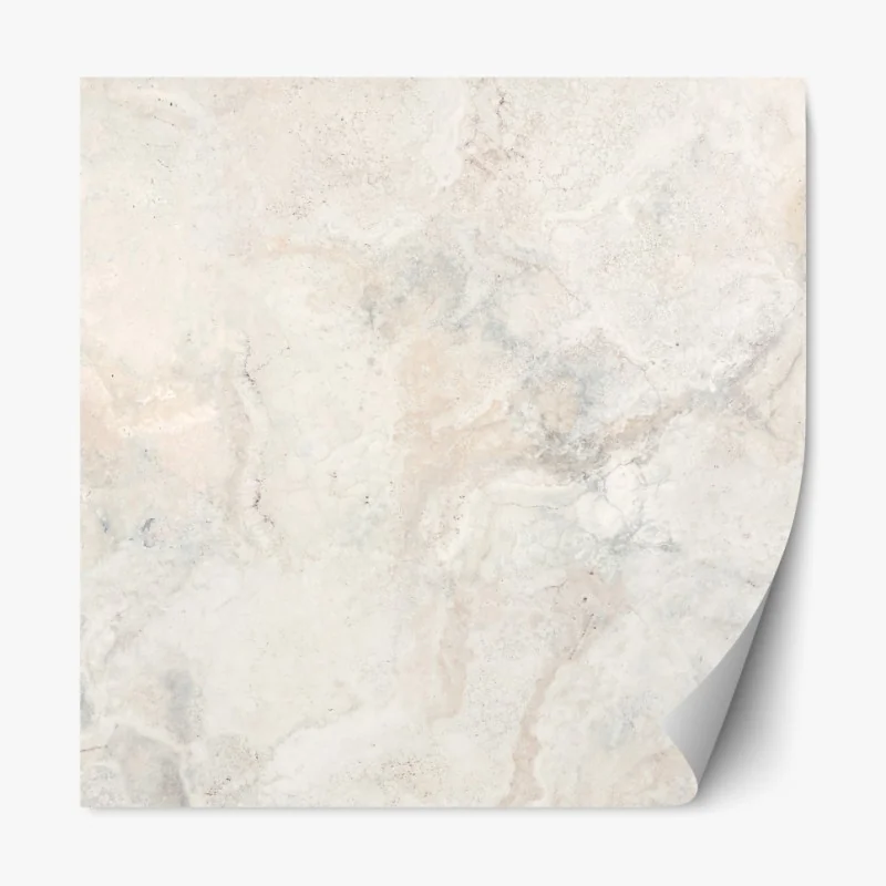 Naklejka repozycjonowalna miękka beżowa tekstura marmuru