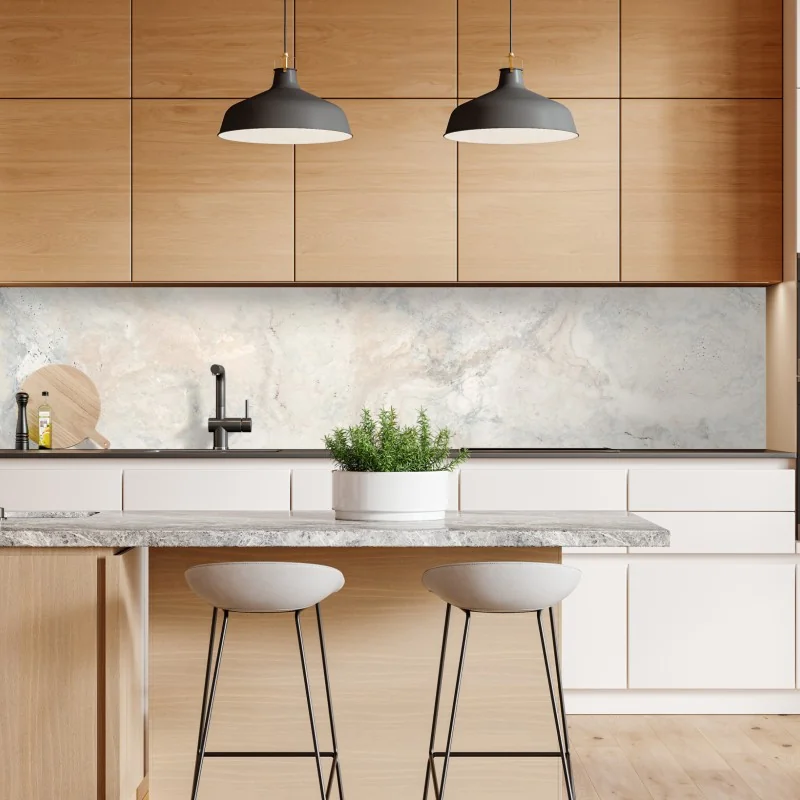 Naklejka repozycjonowalna miękka beżowa tekstura marmuru – Wallissimo® Naklejka repozycjonowalna miękka beżowa tekstura marmuru – Wallissimo®