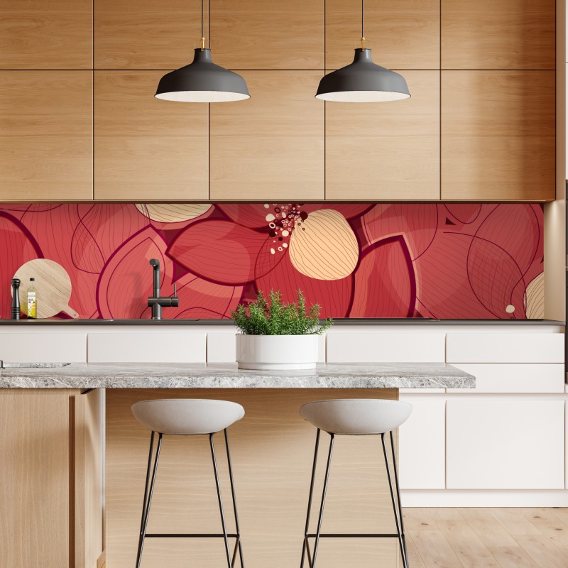 Naklejka repozycjonowalna sucha protea w sepii – Wallissimo®