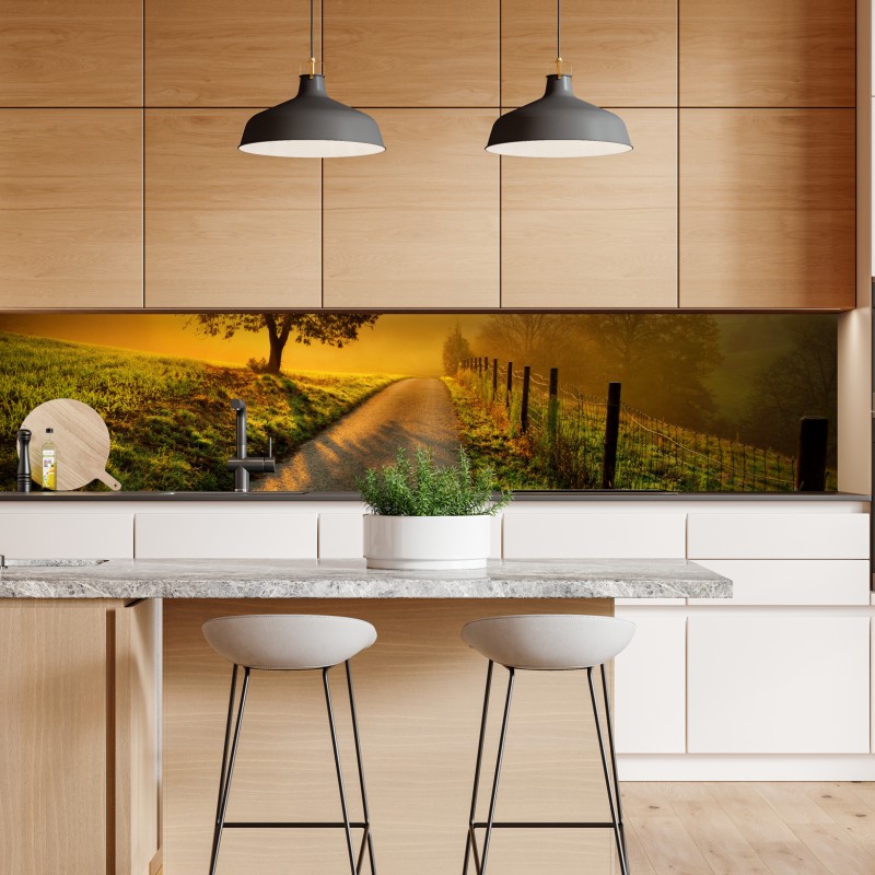 Naklejka repozycjonowalna odważne czerwone geometryczne bloki – Wallissimo®