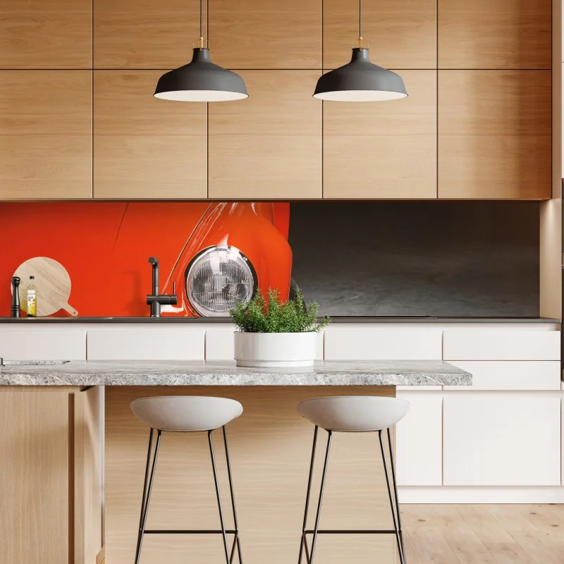 Naklejka repozycjonowalna zebra w monochromatycznych paskach – Wallissimo®