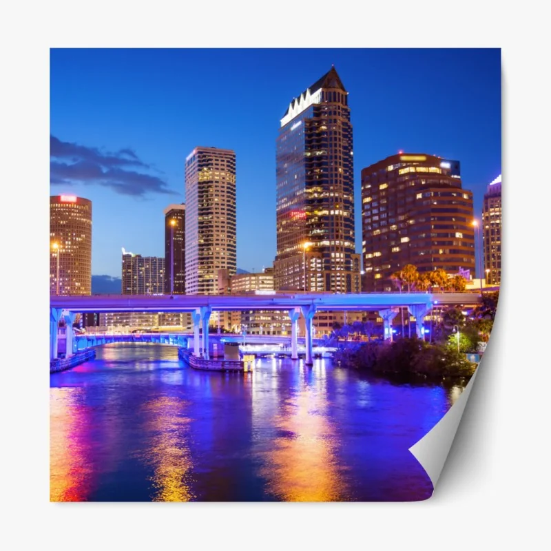 Naklejka repozycjonowalna akwarelowy wzór liści monstery – Wallissimo®