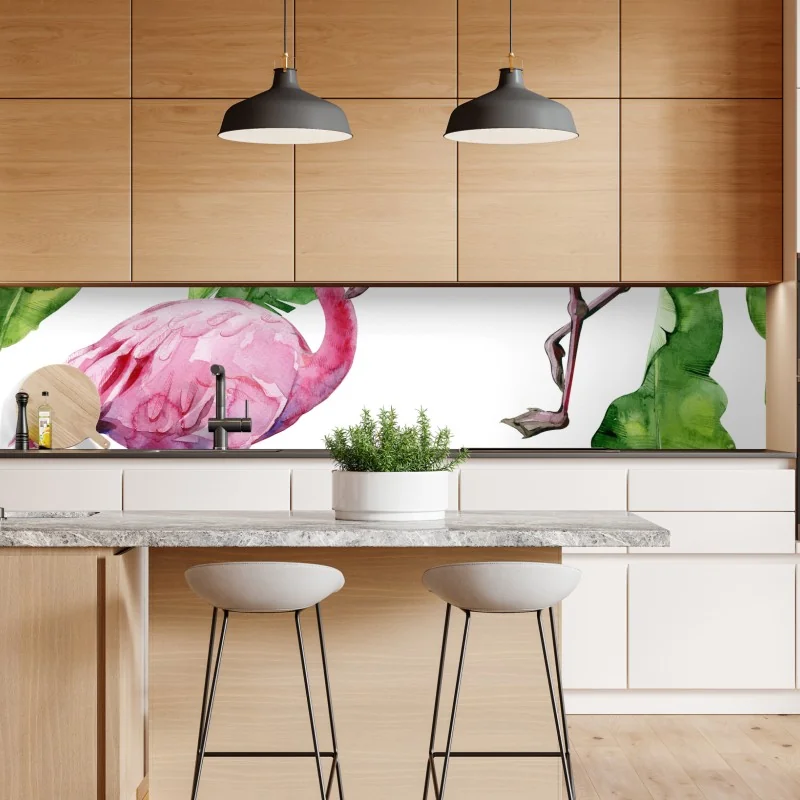 Naklejka repozycjonowalna złoty liść monstera na białym tle – Wallissimo®