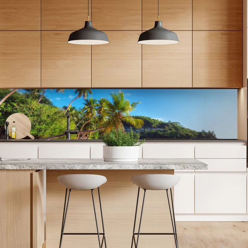 Naklejka repozycjonowalna beżowa tekstura marmuru z białymi żyłami – Wallissimo®