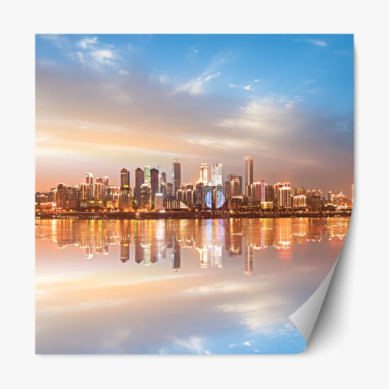 Naklejka repozycjonowalna mangrowa kładka w bujnej zielonej dżungli – Wallissimo®