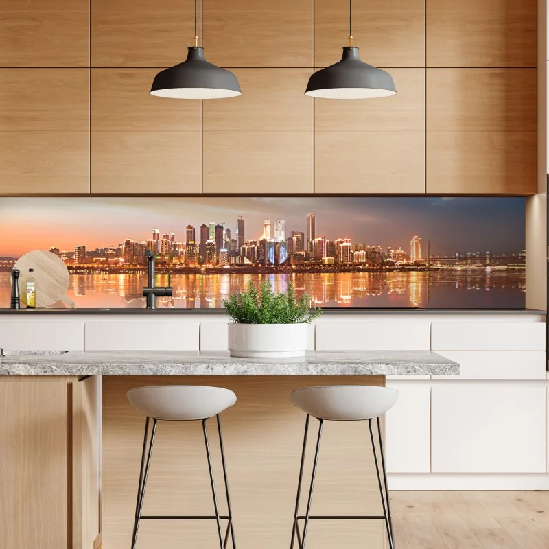 Naklejka repozycjonowalna mangrowa kładka w bujnej zielonej dżungli – Wallissimo®