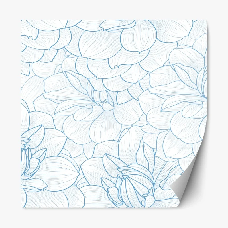 Naklejka repozycjonowalna słoneczna uliczka nad morzem z widokiem na zatokę – Wallissimo®