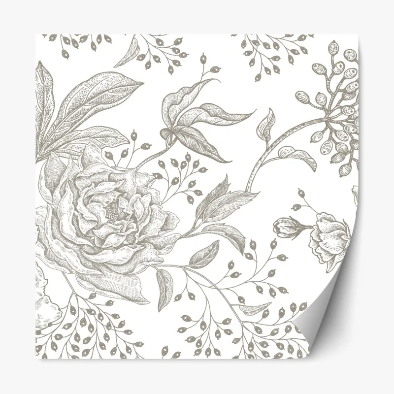 Naklejka repozycjonowalna ciemny marmur ze złotymi i kremowymi żyłami – Wallissimo®