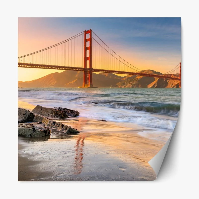 Naklejka repozycjonowalna geometryczna pastelowa kompozycja – Wallissimo®