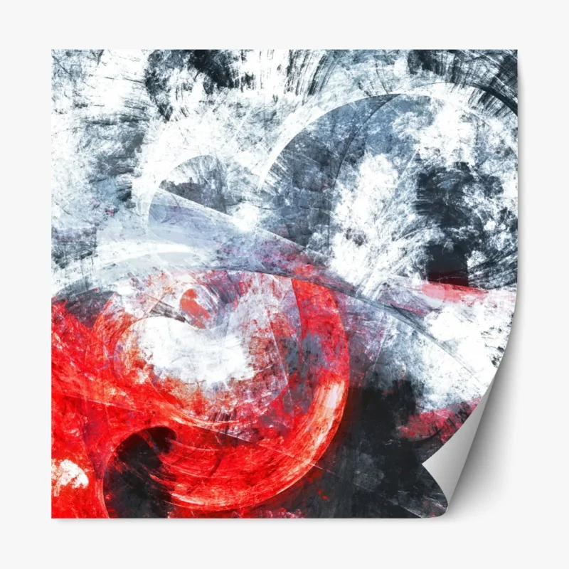 Naklejka repozycjonowalna art deco geometryczny wzór w złocie na czarnym tle – Wallissimo®