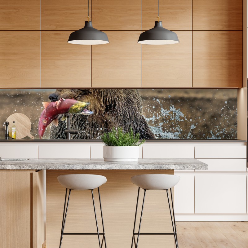 Naklejka repozycjonowalna urokliwa ulica domów szachulcowych w Eguisheim, Alsacja – Wallissimo®