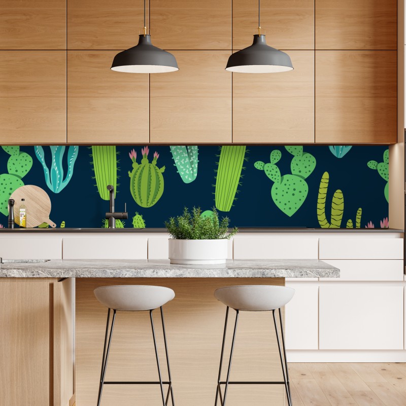 Naklejka repozycjonowalna słoneczny taras śródziemnomorski z widokiem na morze – Wallissimo®