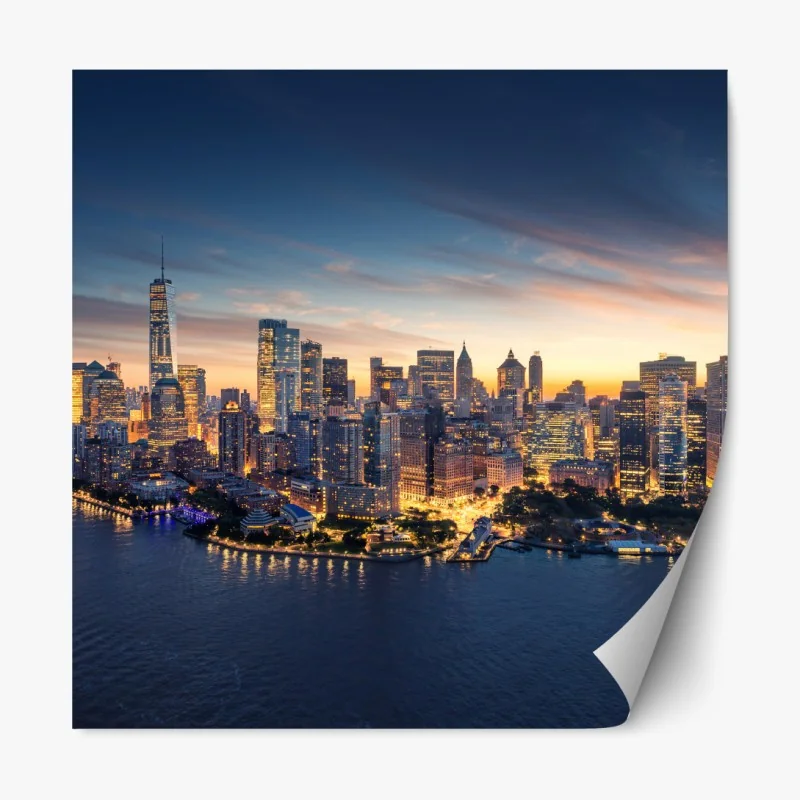 Naklejka repozycjonowalna Tower Bridge odbicie w odcieniach szarości – Wallissimo®