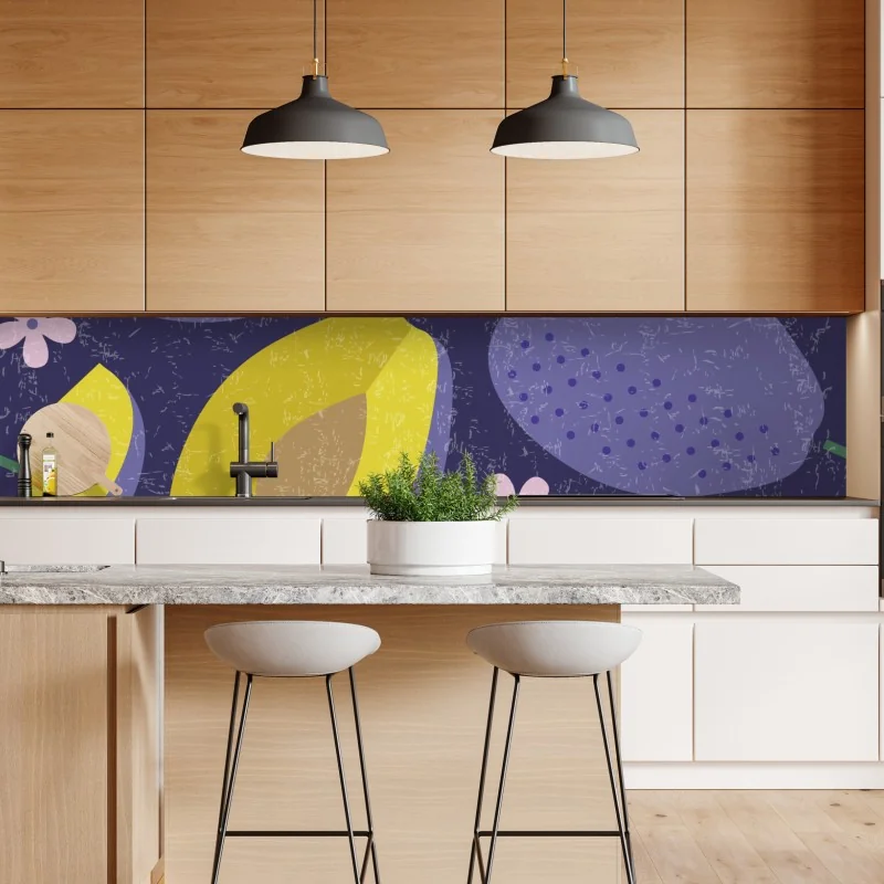 Naklejka repozycjonowalna mglisty las w odcieniach szarości – Wallissimo®