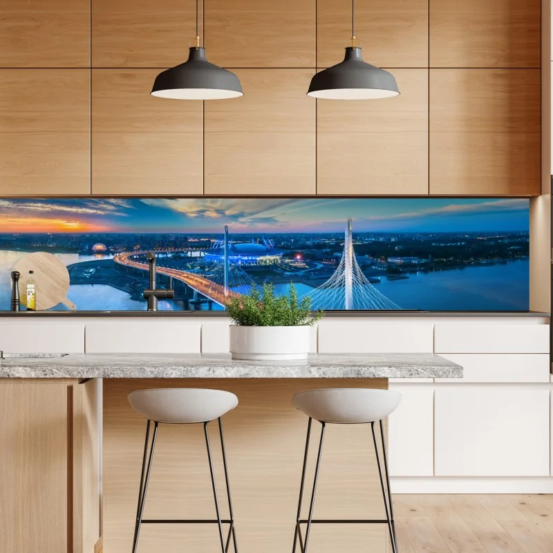 Naklejka repozycjonowalna para niebieskich ary - portret z bliska – Wallissimo®