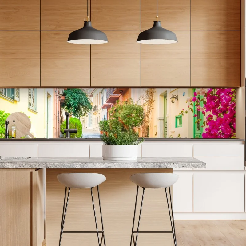 Naklejka repozycjonowalna żywa turkusowa abstrakcyjna kompozycja samochodowa – Wallissimo®