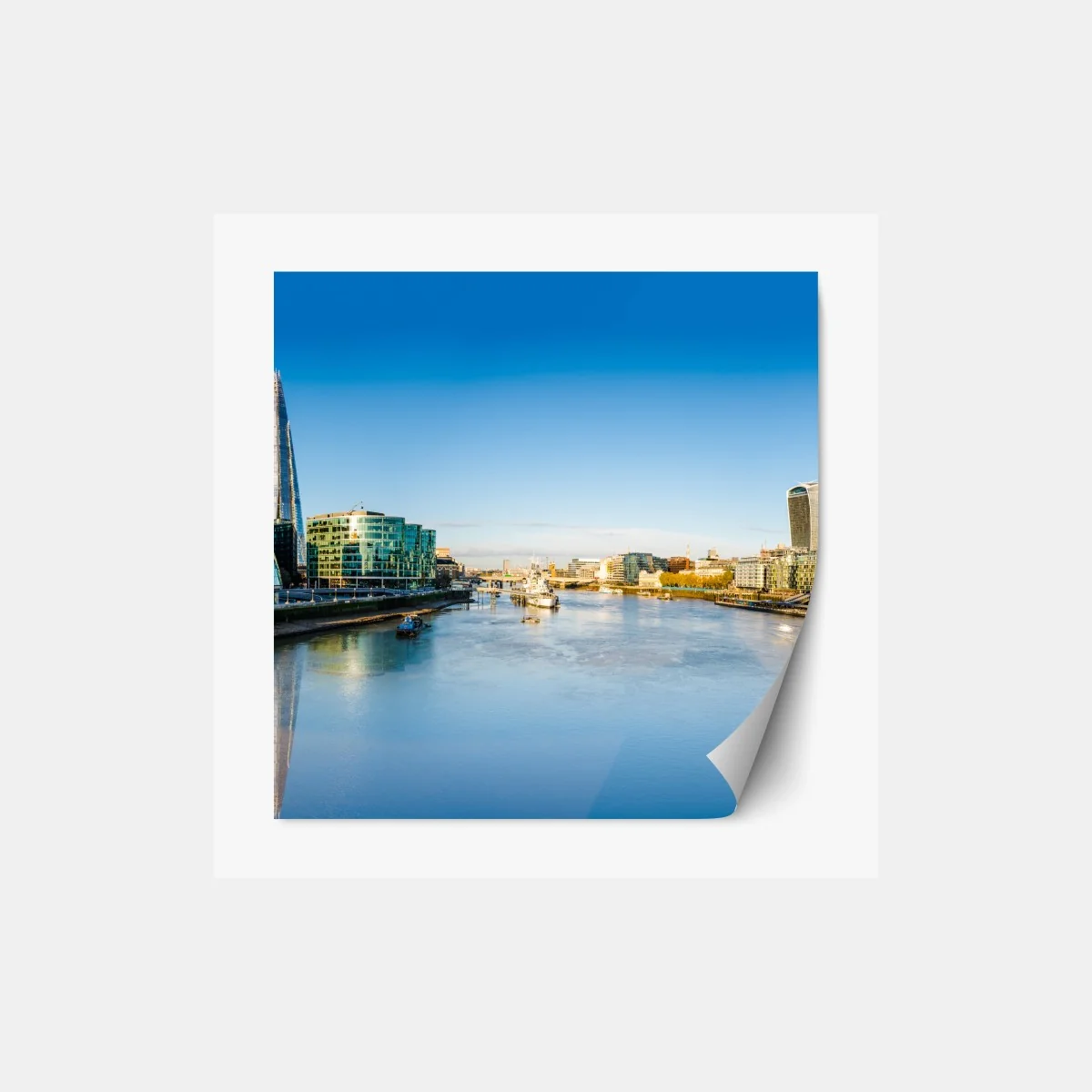 Naklejka repozycjonowalna Londyn panoramiczny widok nad Tamizą – Wallissimo® Naklejka repozycjonowalna Londyn panoramiczny widok nad Tamizą – Wallissimo®