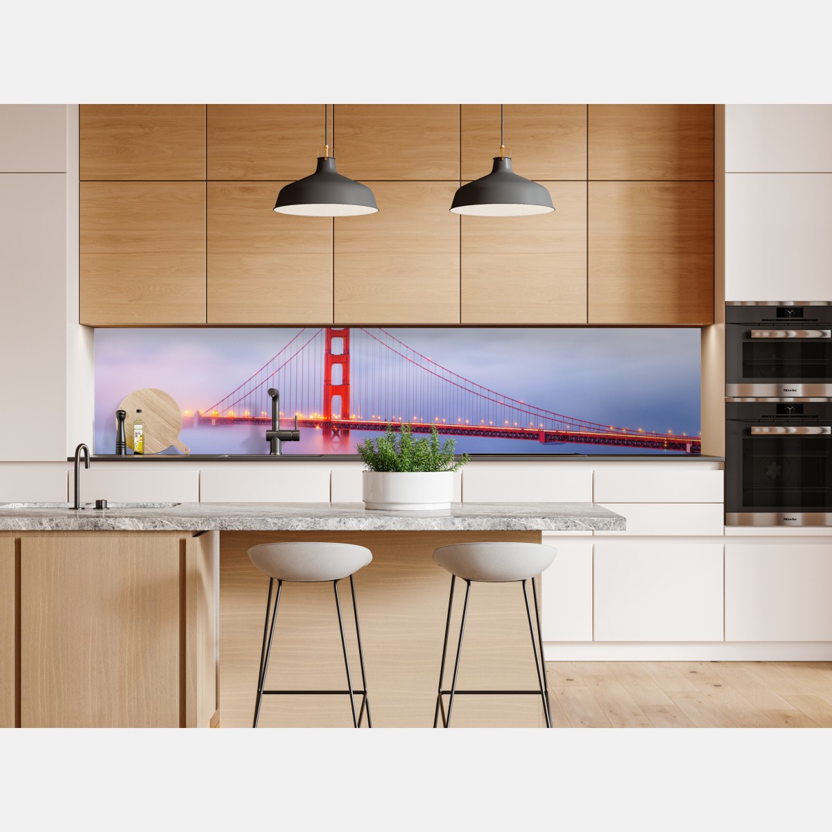 Naklejka repozycjonowalna Golden Gate most we mgle – Wallissimo® Naklejka repozycjonowalna Golden Gate most we mgle – Wallissimo®