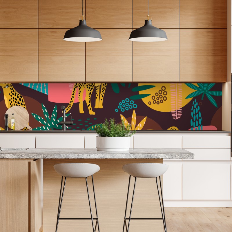 Naklejka repozycjonowalna monochromatyczny geometryczny wzór z kropkami – Wallissimo®