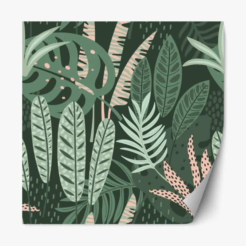 Naklejka repozycjonowalna różowy i turkusowy marmur abstrakcyjny – Wallissimo®