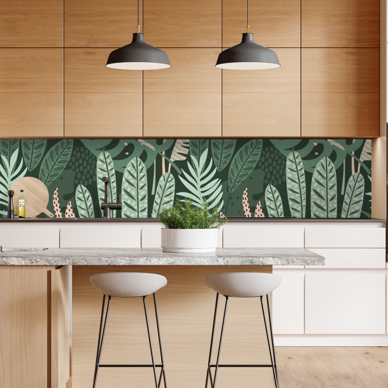 Naklejka repozycjonowalna różowy i turkusowy marmur abstrakcyjny – Wallissimo®