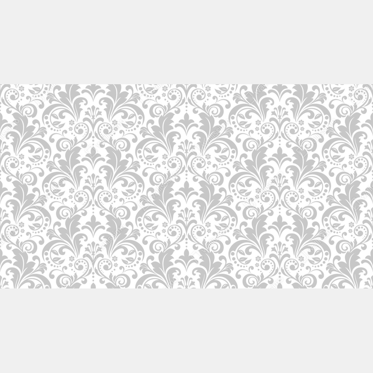 Naklejka repozycjonowalna elegancki szary wzór damasceński – Wallissimo® Naklejka repozycjonowalna elegancki szary wzór damasceński – Wallissimo®