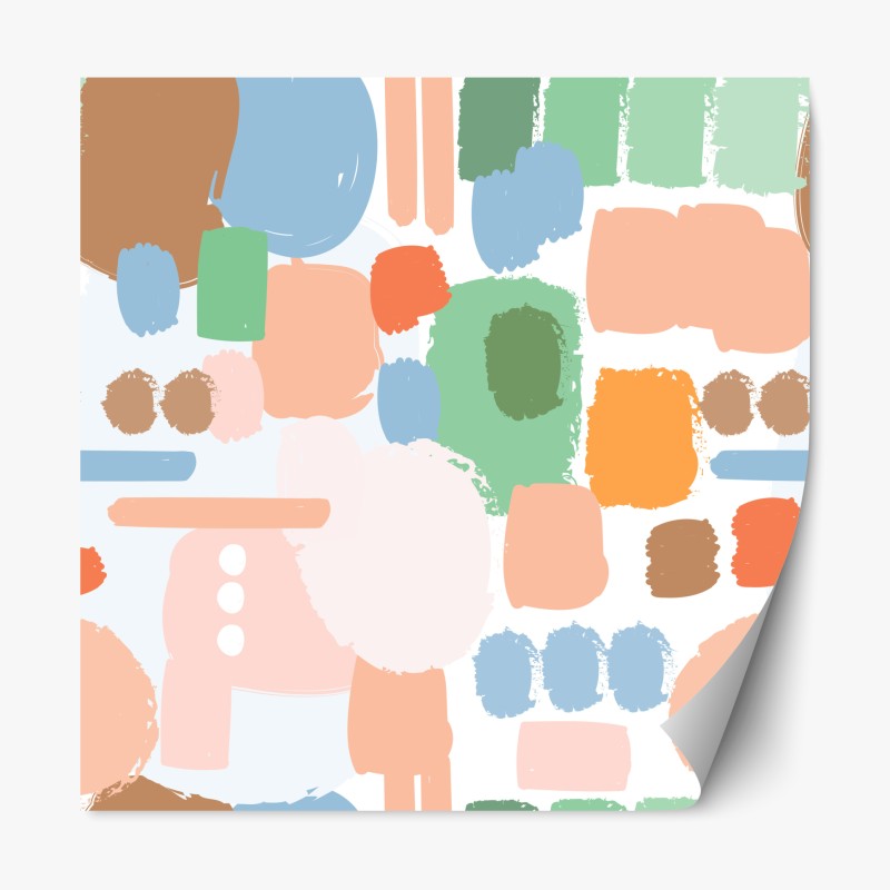 Naklejka repozycjonowalna bujne tropikalne liście – Wallissimo®