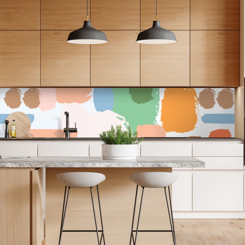 Naklejka repozycjonowalna bujne tropikalne liście – Wallissimo®